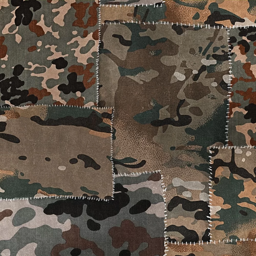 Camo By Mind The Gap Brown Mural Wallpaper Direct