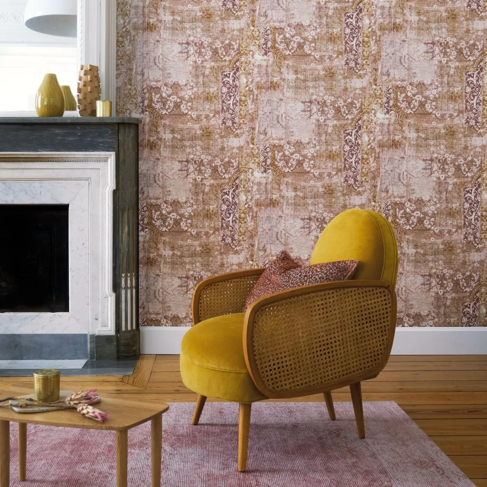 Galeecha By Casamance Terracotta Wallpaper Wallpaper Direct