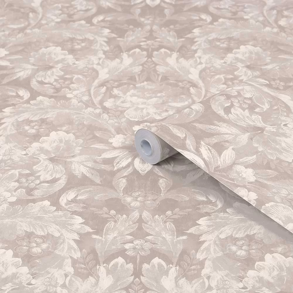 Apolline By Laura Ashley Dove Grey Wallpaper Wallpaper Direct