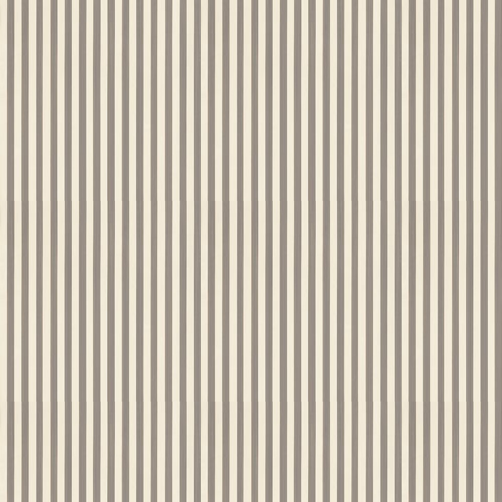 Closet Stripe Wallpaper - Chocolate / Beige - by Farrow & Ball
