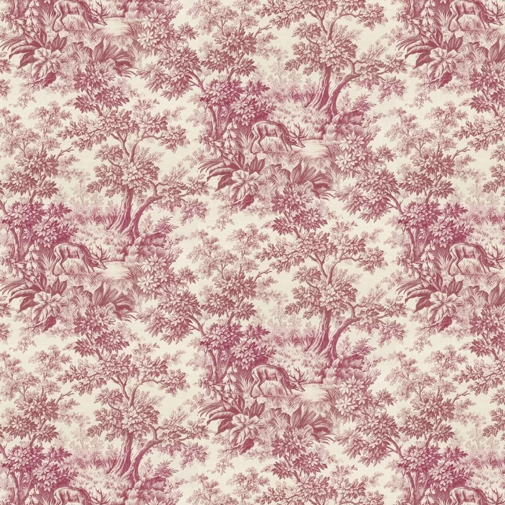 Little Greene Wallpaper Stag Toile  0284SGBURGU