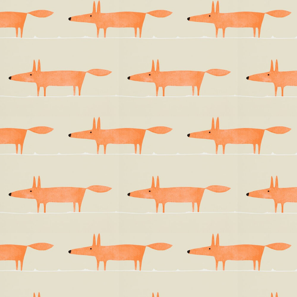 Mr Fox Wallpaper - Ginger - by Scion