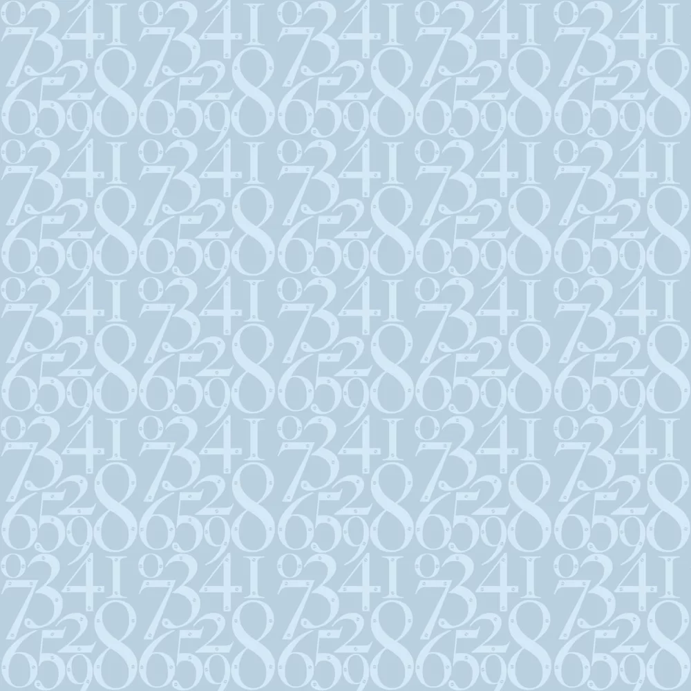 Mini Moderns Wallpaper Knock Knock  AZDPT003 Blue