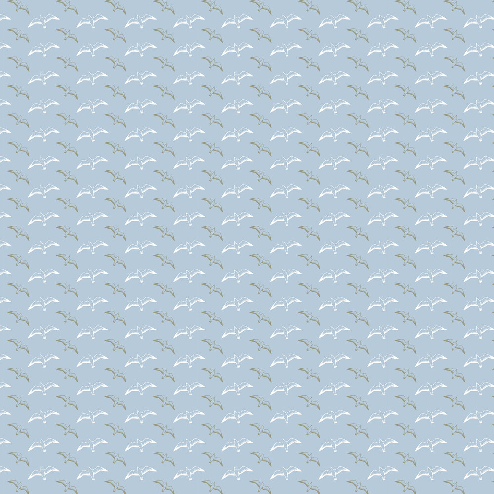 Gulls Wallpaper - British Lichen - by Mini Moderns