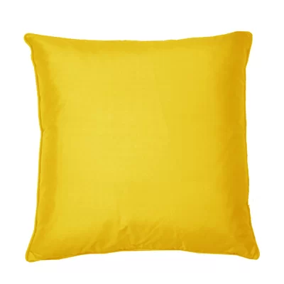 Kandola Cushion Silk Cushion 634 Lemon