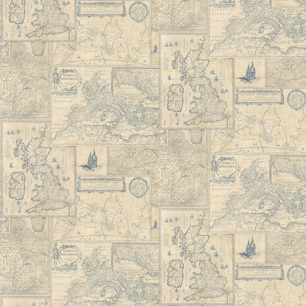 Mulberry Home Wallpaper Bohemian Travels FG077H10