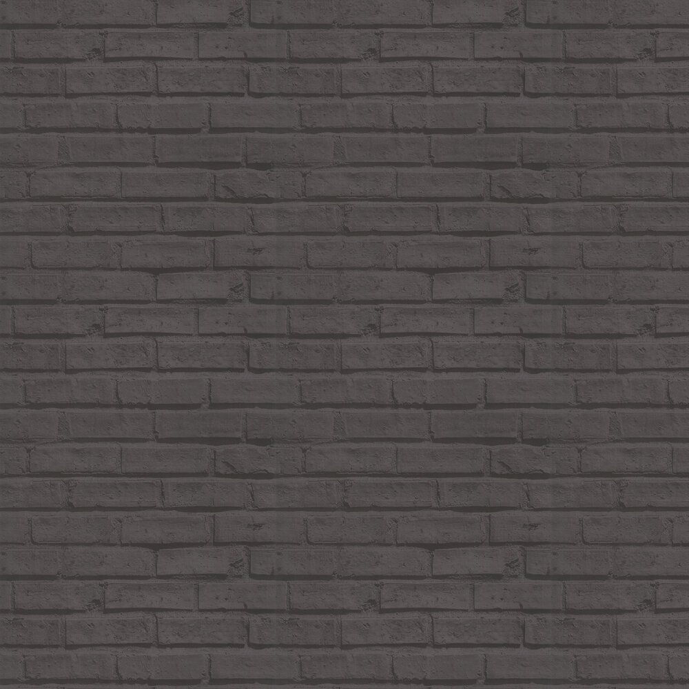 Black Brick Wallpaper - by Arthouse