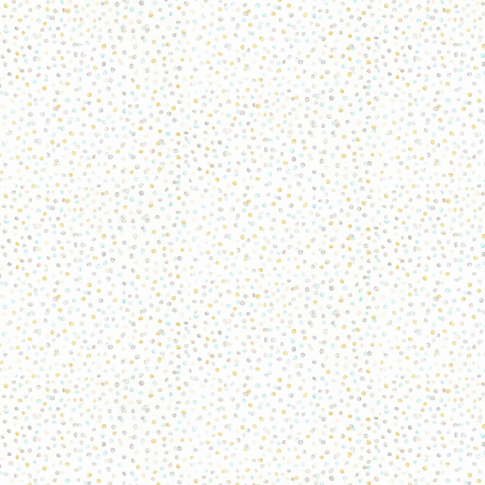 Lots of Dots Wallpaper - Hemp, Biscuit and Maize - by Scion