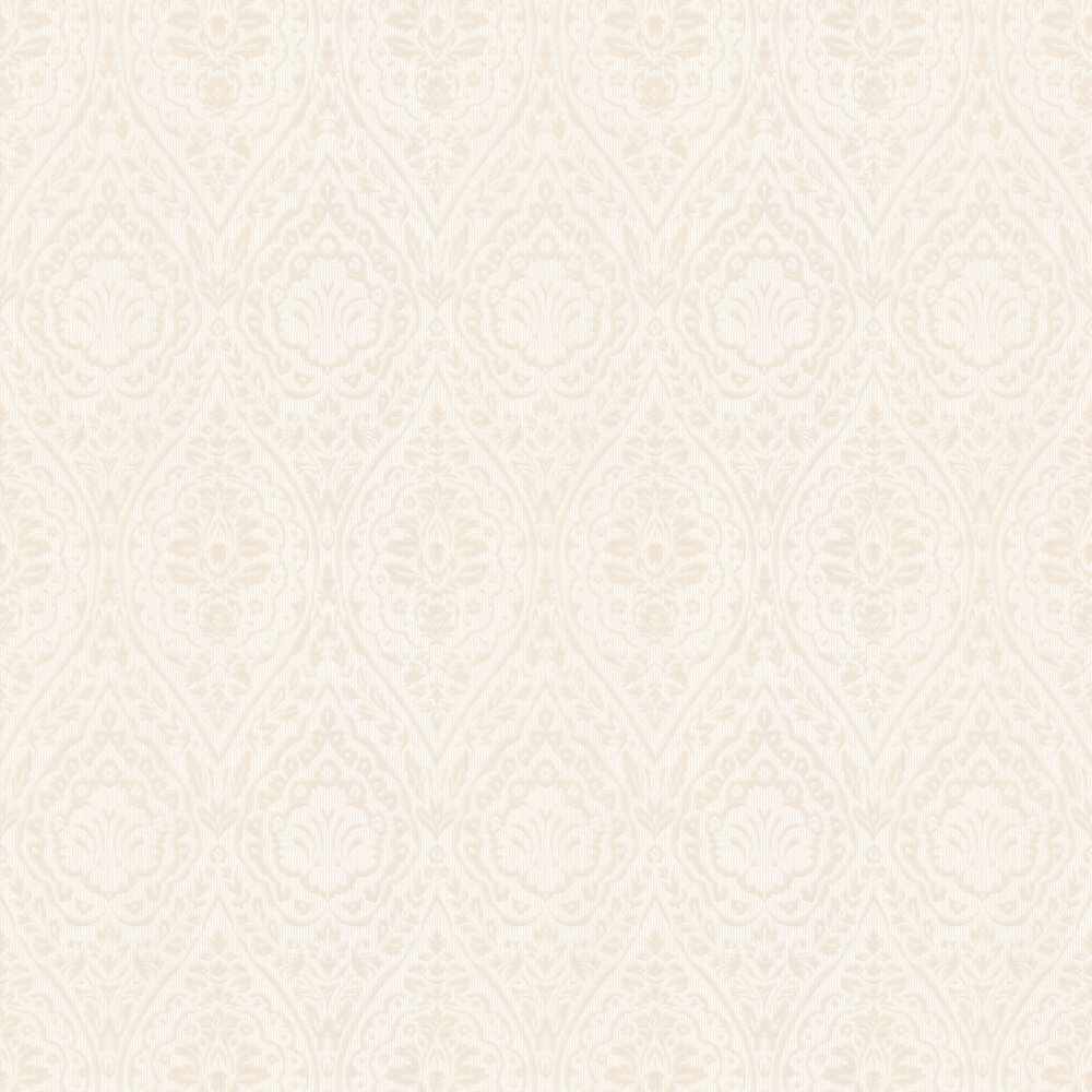 Westminster Damask Wallpaper - Cream - by Architects Paper