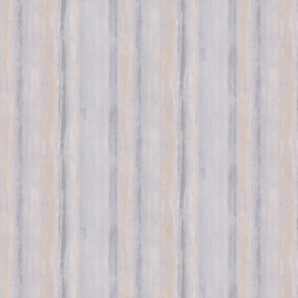 Plaster Stripe Wallpaper - Grey - by Casadeco