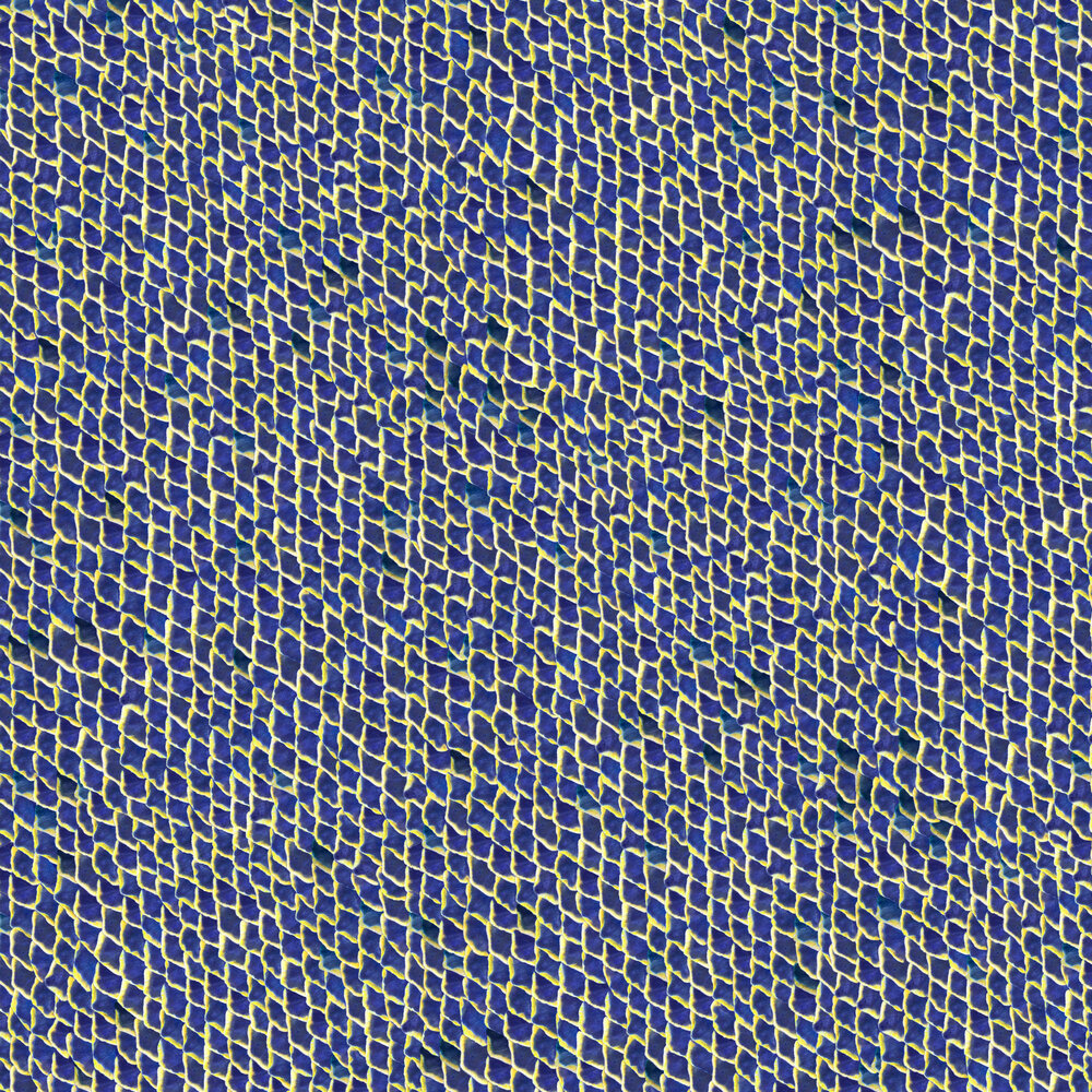 Fish Skin Wallpaper - Blue - by Coordonne