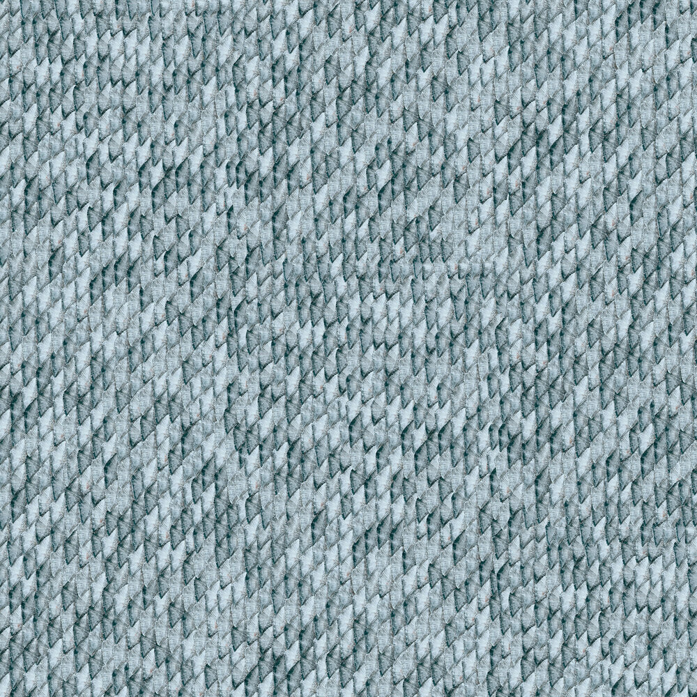 Mermaid Tail Wallpaper - Grey - by Coordonne