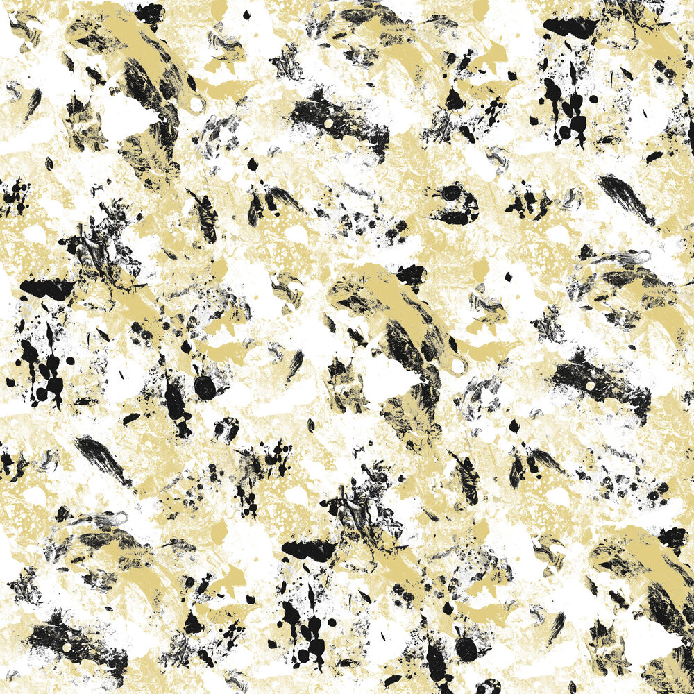 Pollock Wallpaper - Gold  - by Coordonne