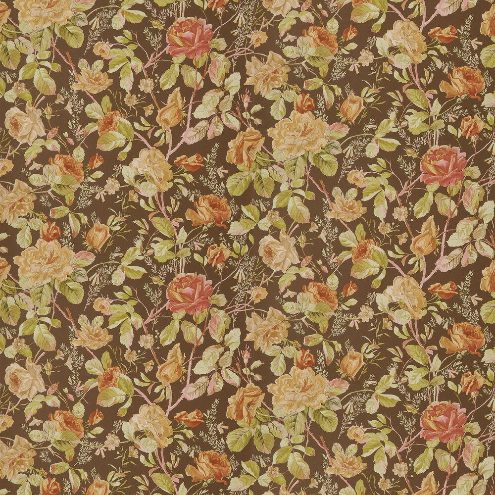 Marston Gate Floral Wallpaper - Java - by Ralph Lauren