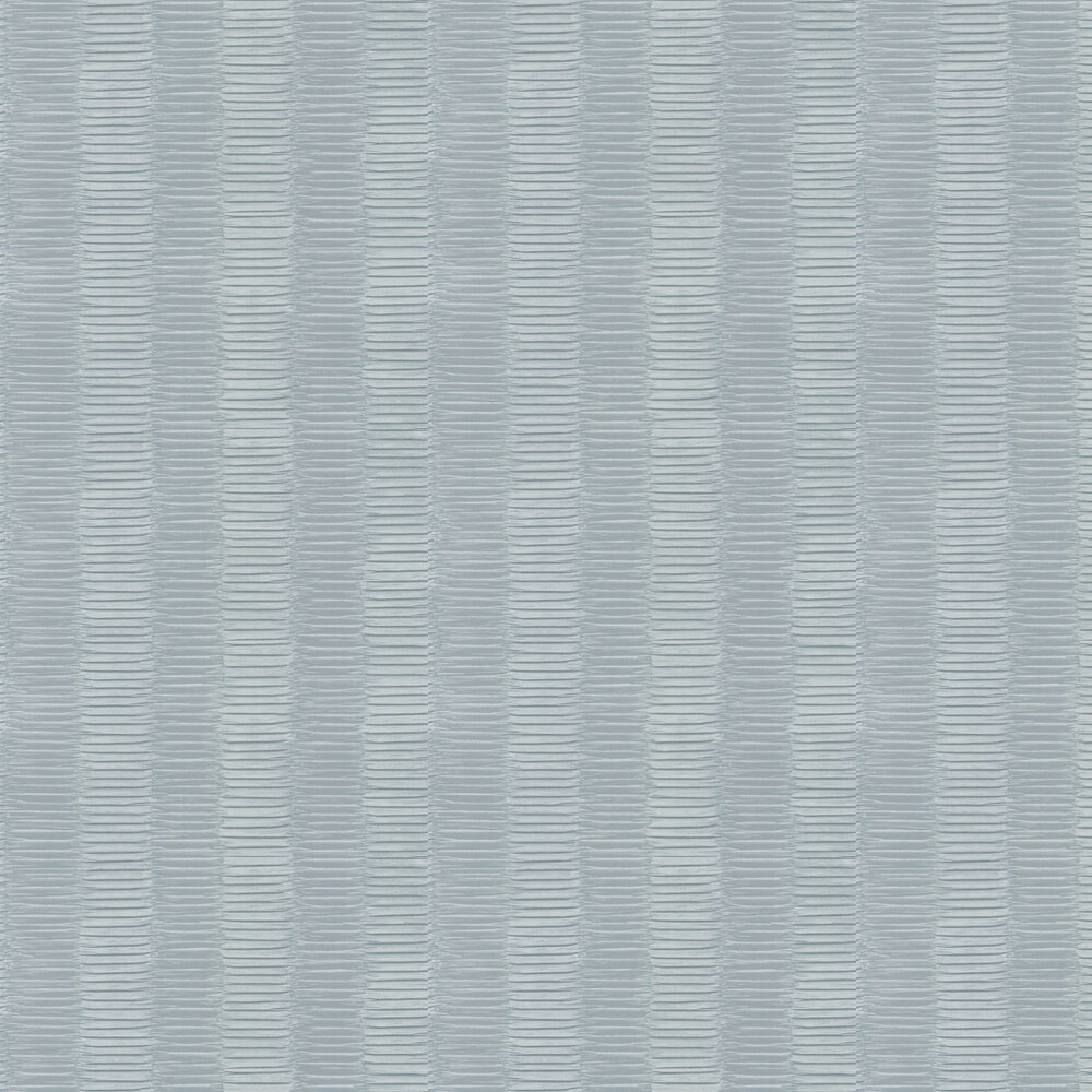 Concertina Wallpaper - Blue - by Nina Campbell
