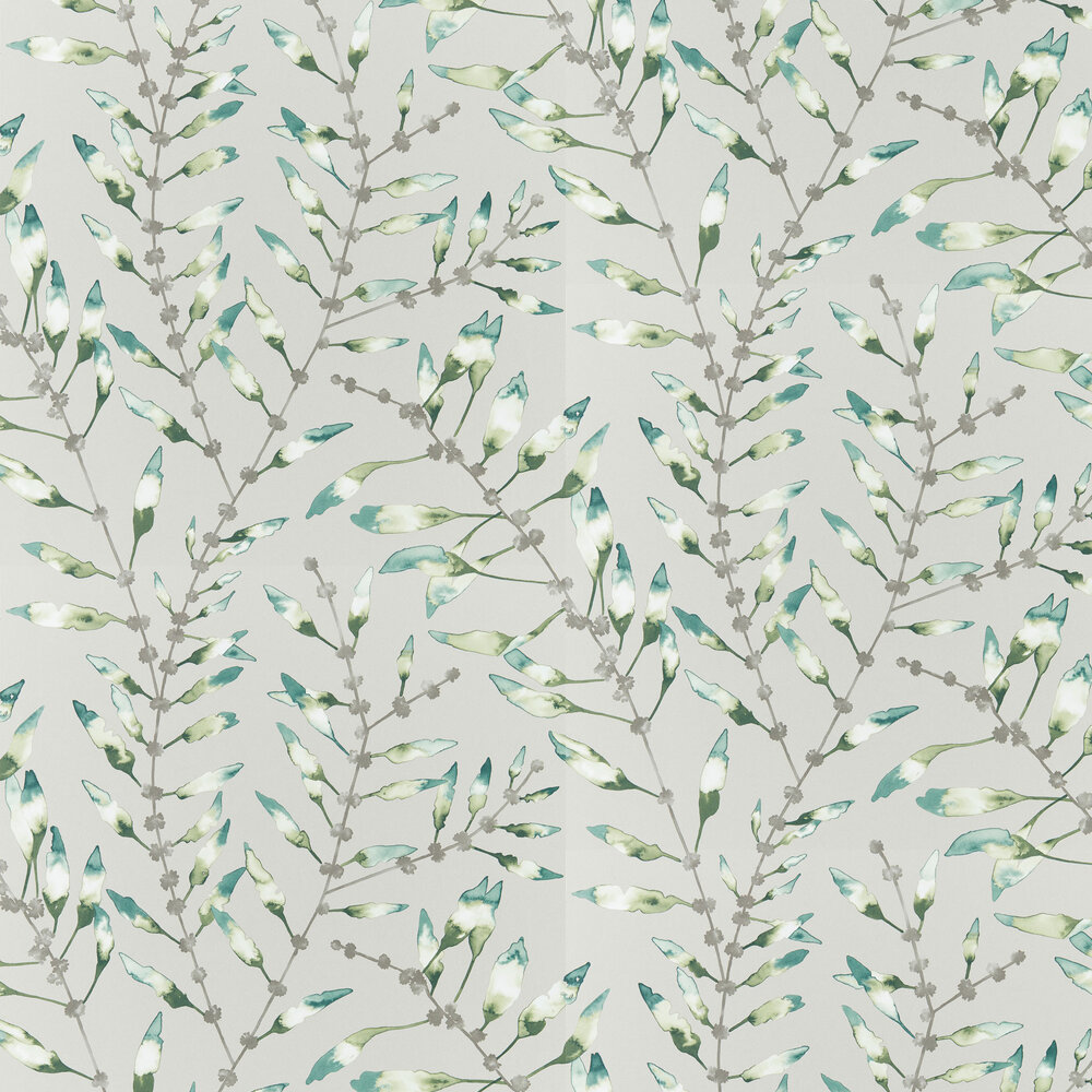 Chaconia Wallpaper - Emerald / Lime - by Harlequin