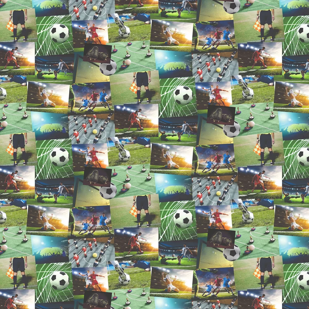 Albany Wallpaper Football Collage FD41915