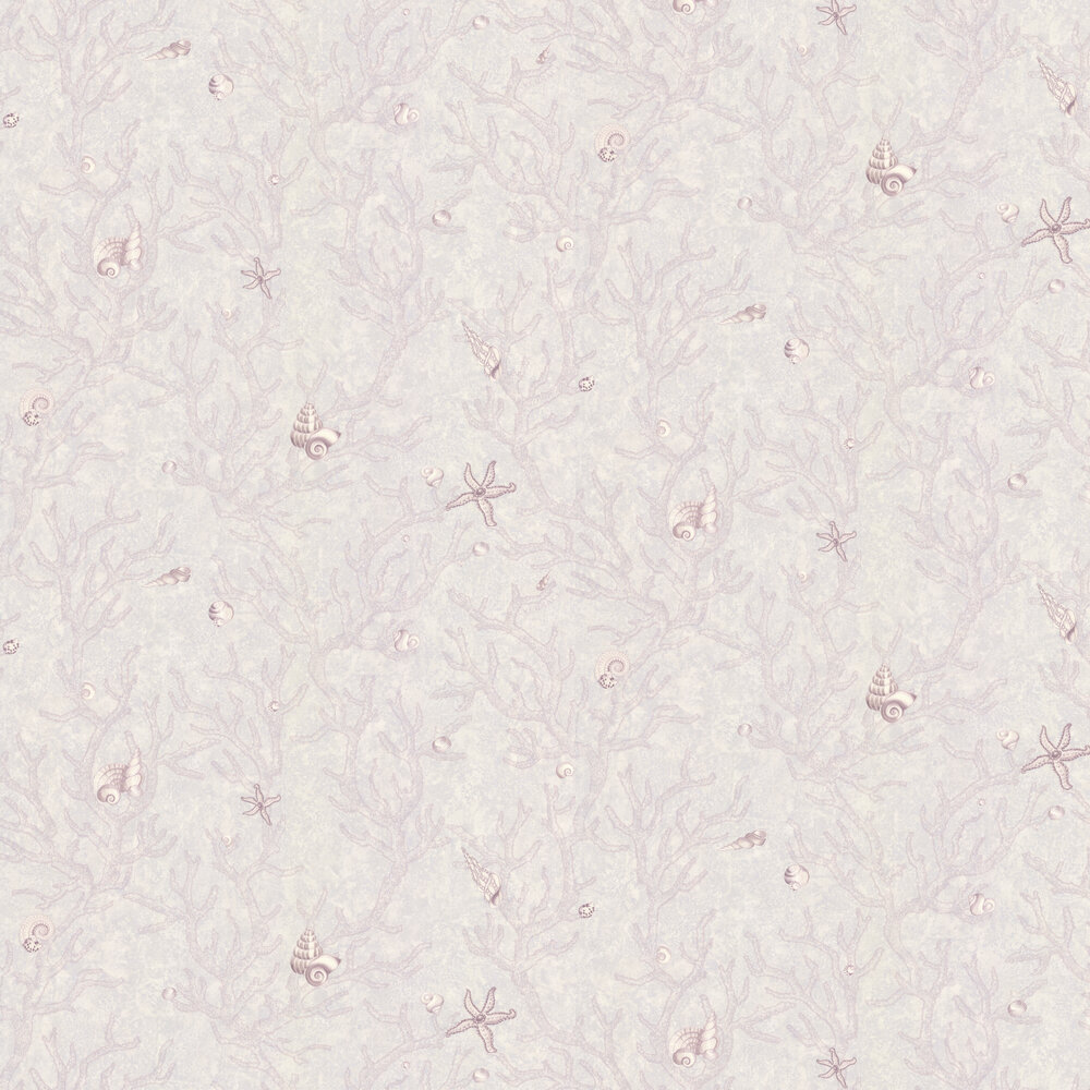 Coral Reef Wallpaper - Pink - by Versace