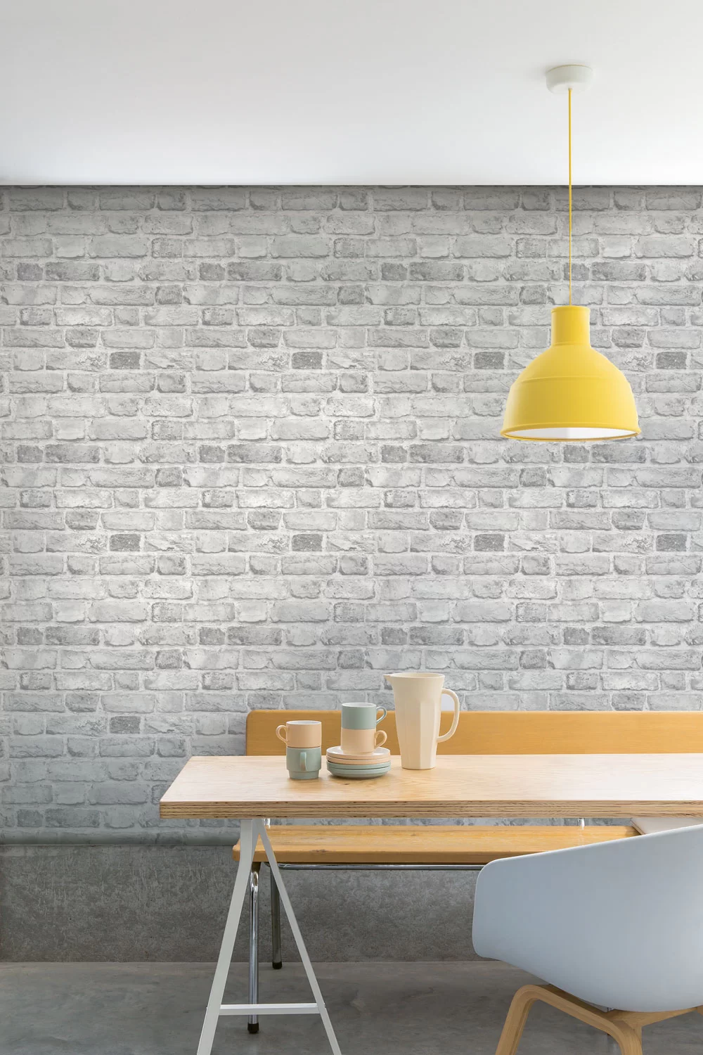 Vintage Brick By Albany - Grey - Wallpaper : Wallpaper Direct