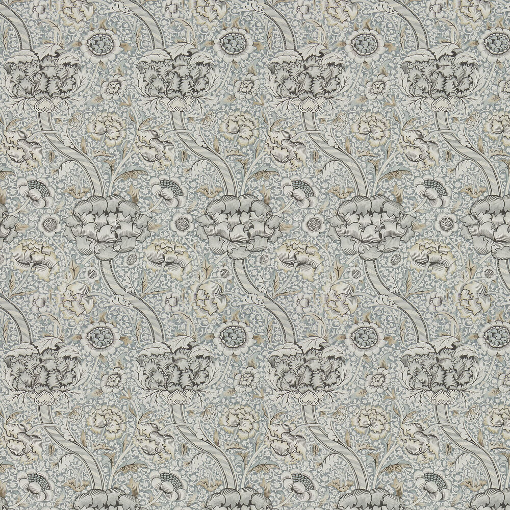 Wandle Wallpaper - Grey / Stone - by Morris