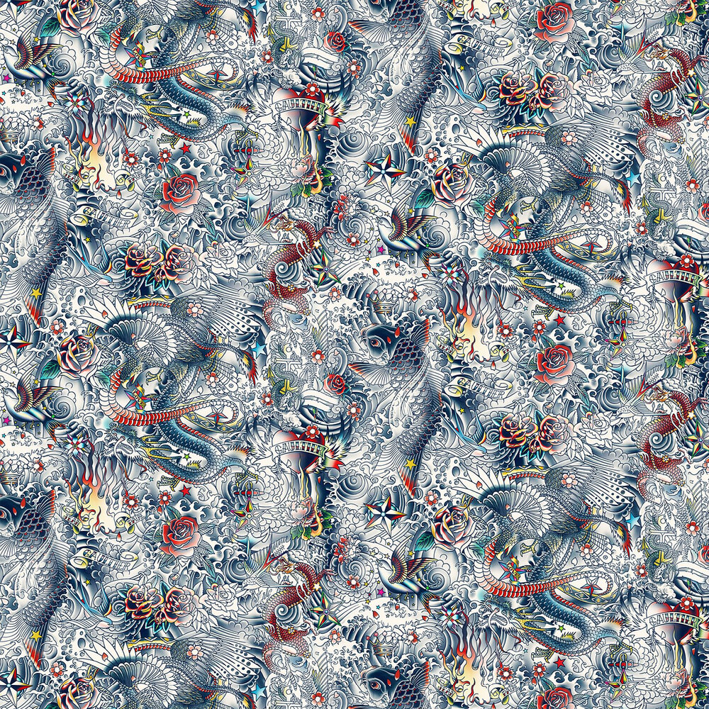 Iresumi Wallpaper - Multi-coloured - by Jean Paul Gaultier