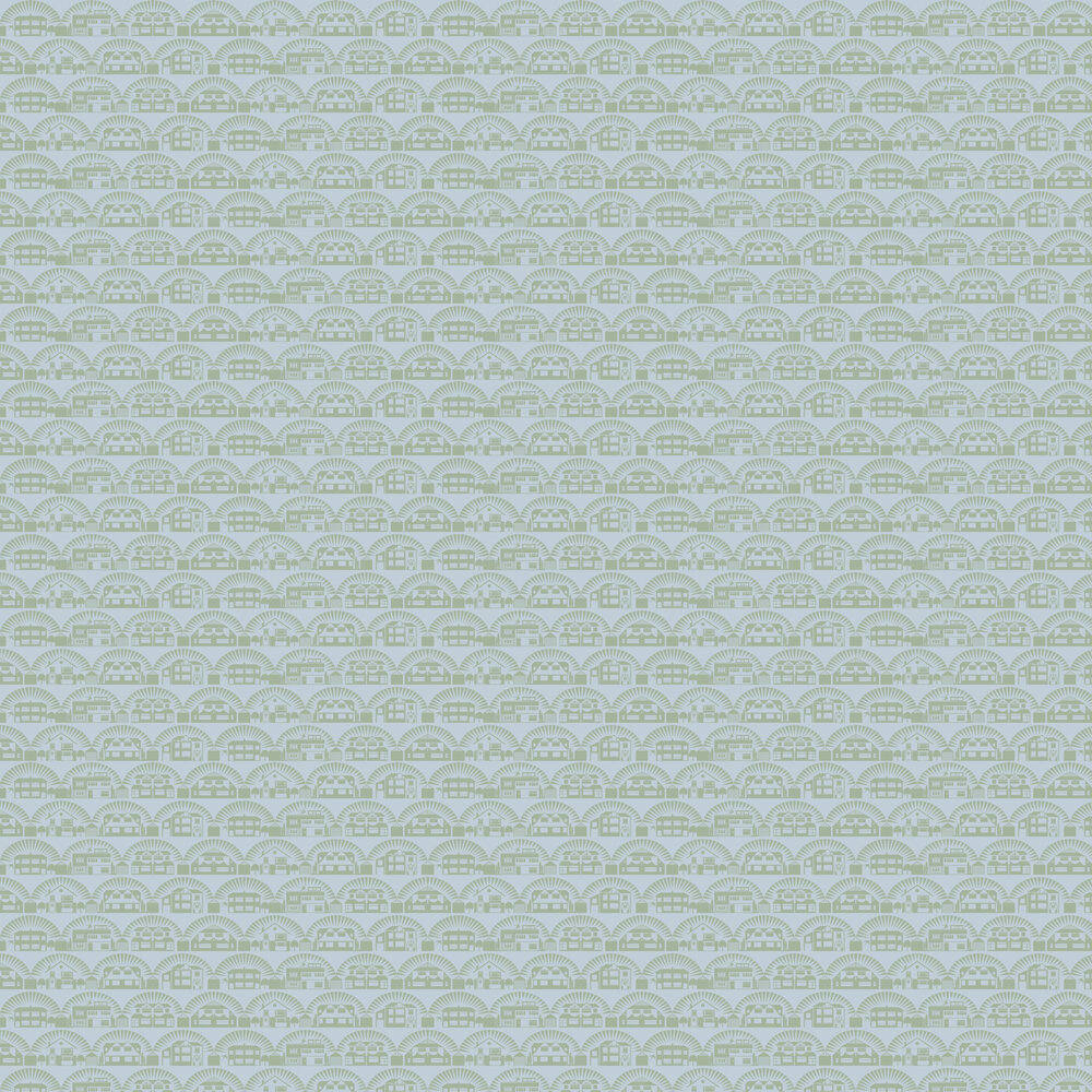 Metroland Wallpaper - British Lichen - by Mini Moderns