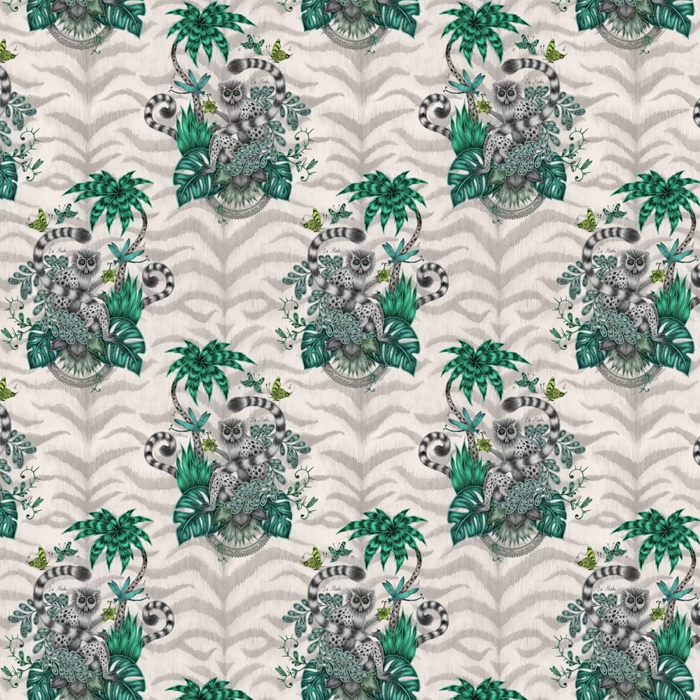 Emma J Shipley Wallpaper Lemur W0103/01