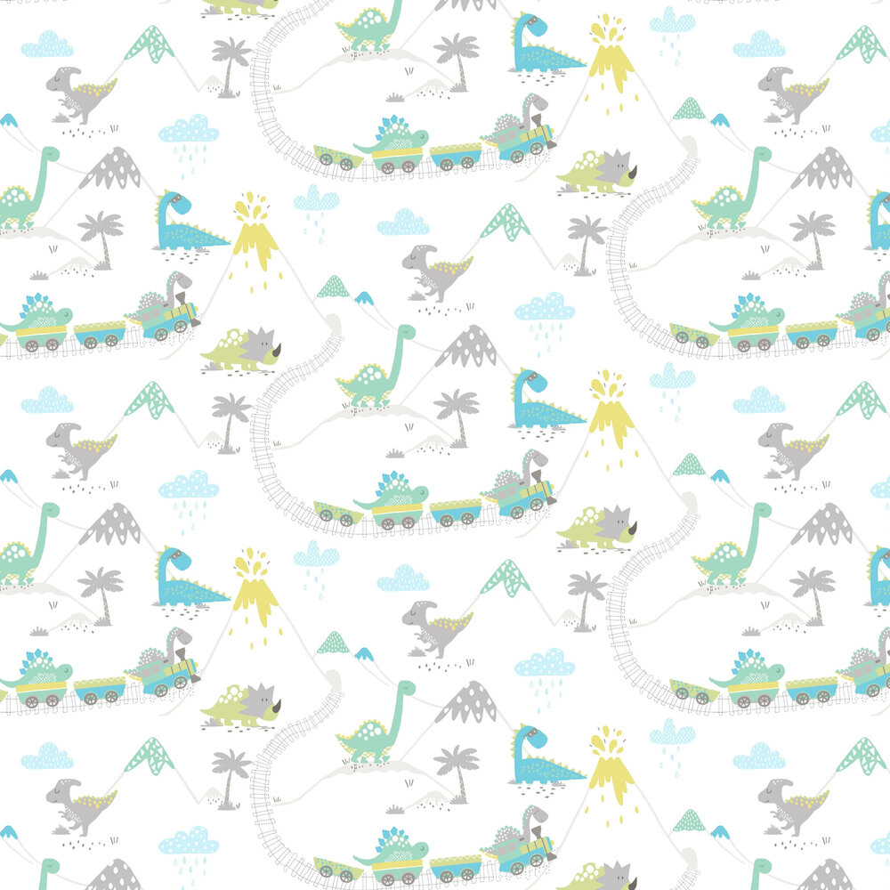 Dino Town Wallpaper - Multi - by Albany