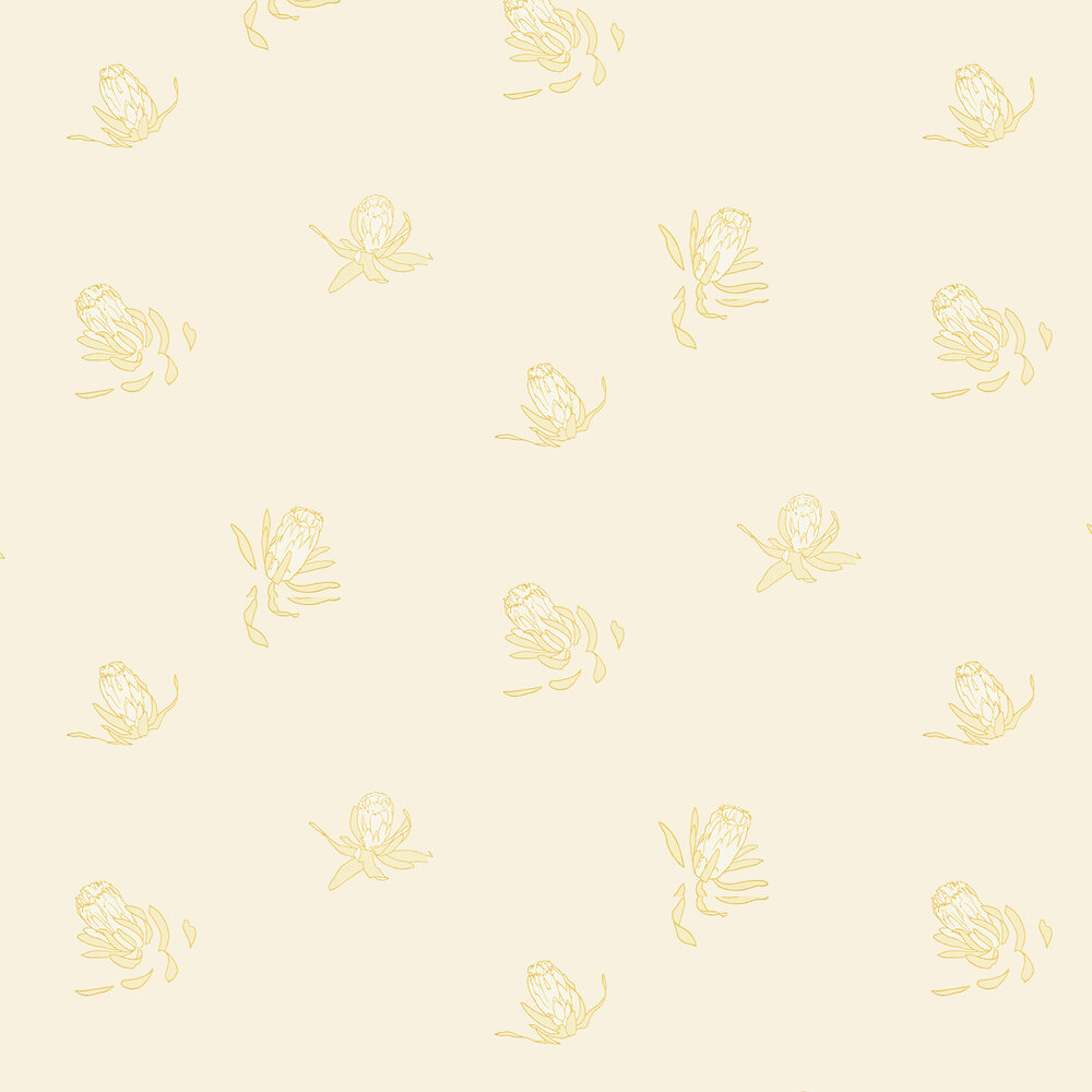 Buds Wallpaper - Ivory - by Paint & Paper Library