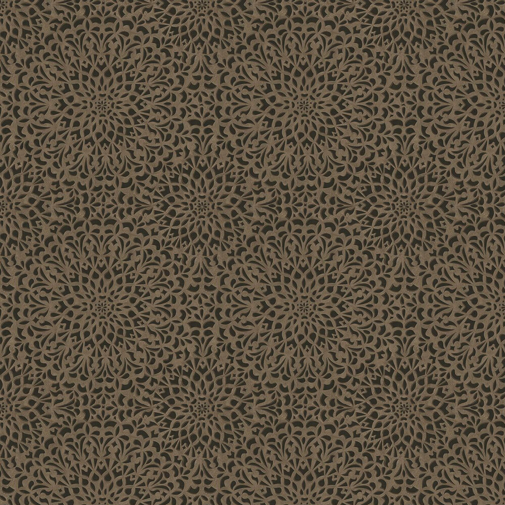 Medina Wallpaper - Pewter / Charcoal - by Cole & Son