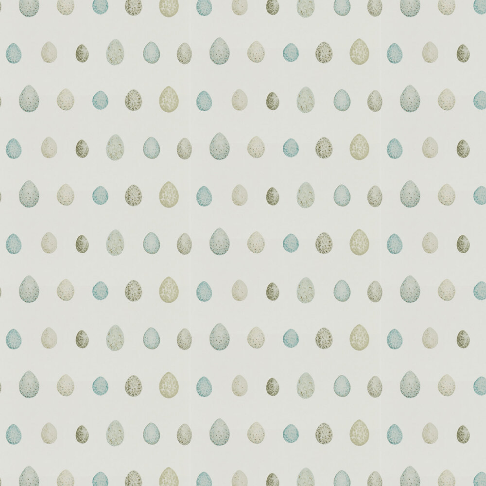 Nest Egg Wallpaper - Eggshell / Ivory - by Sanderson