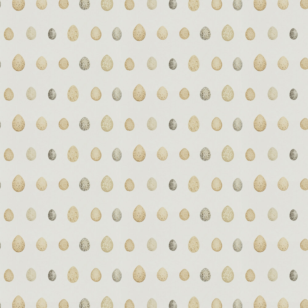 Nest Egg Wallpaper - Corn / Graphite - by Sanderson