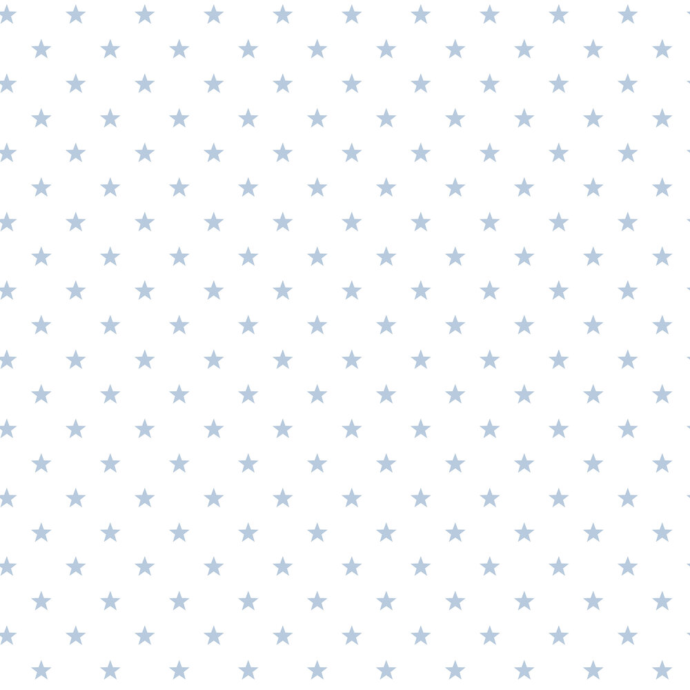 Stars Wallpaper - White / Blue - by Galerie