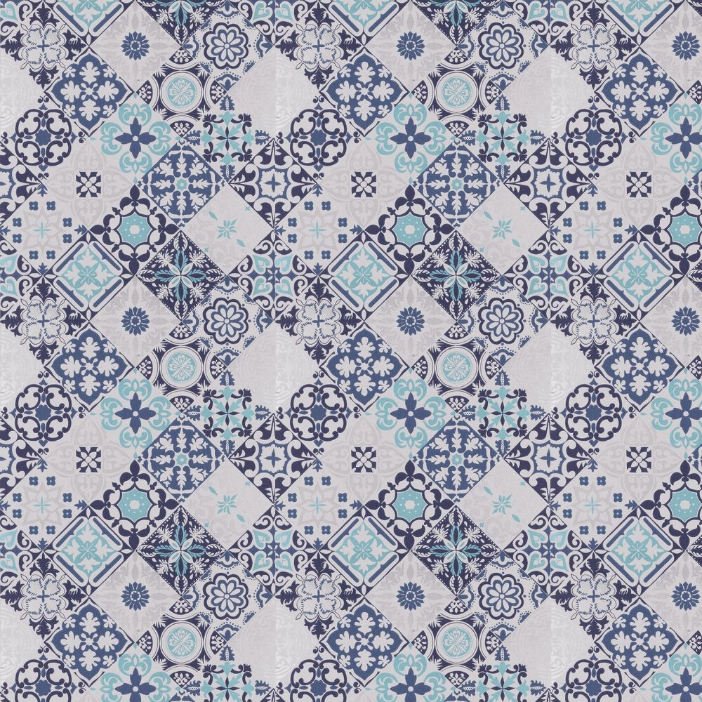 Cervo Wallpaper - Blue - by Osborne & Little