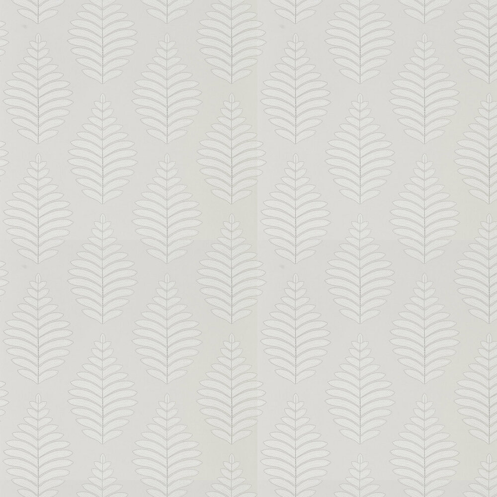 Lucielle Wallpaper - Linen/Silver - by Harlequin