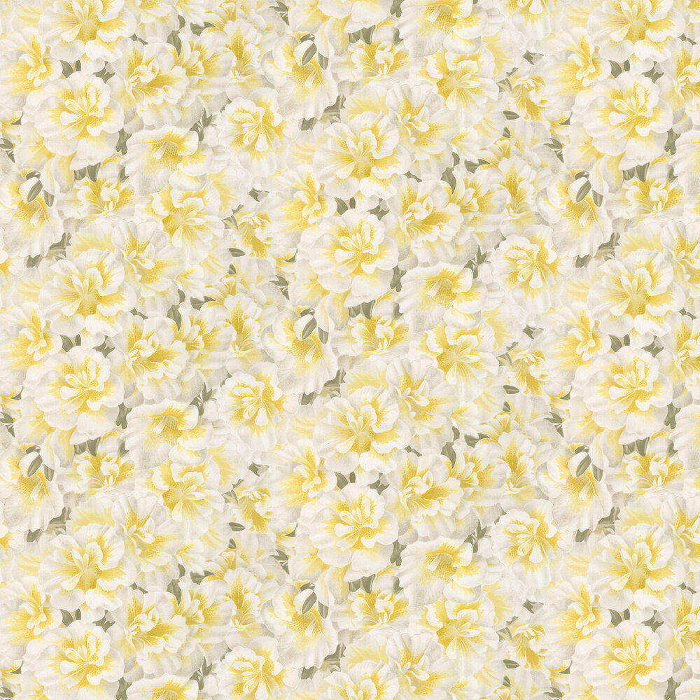 Variegated Azalea Wallpaper - Mimosa - by Designers Guild