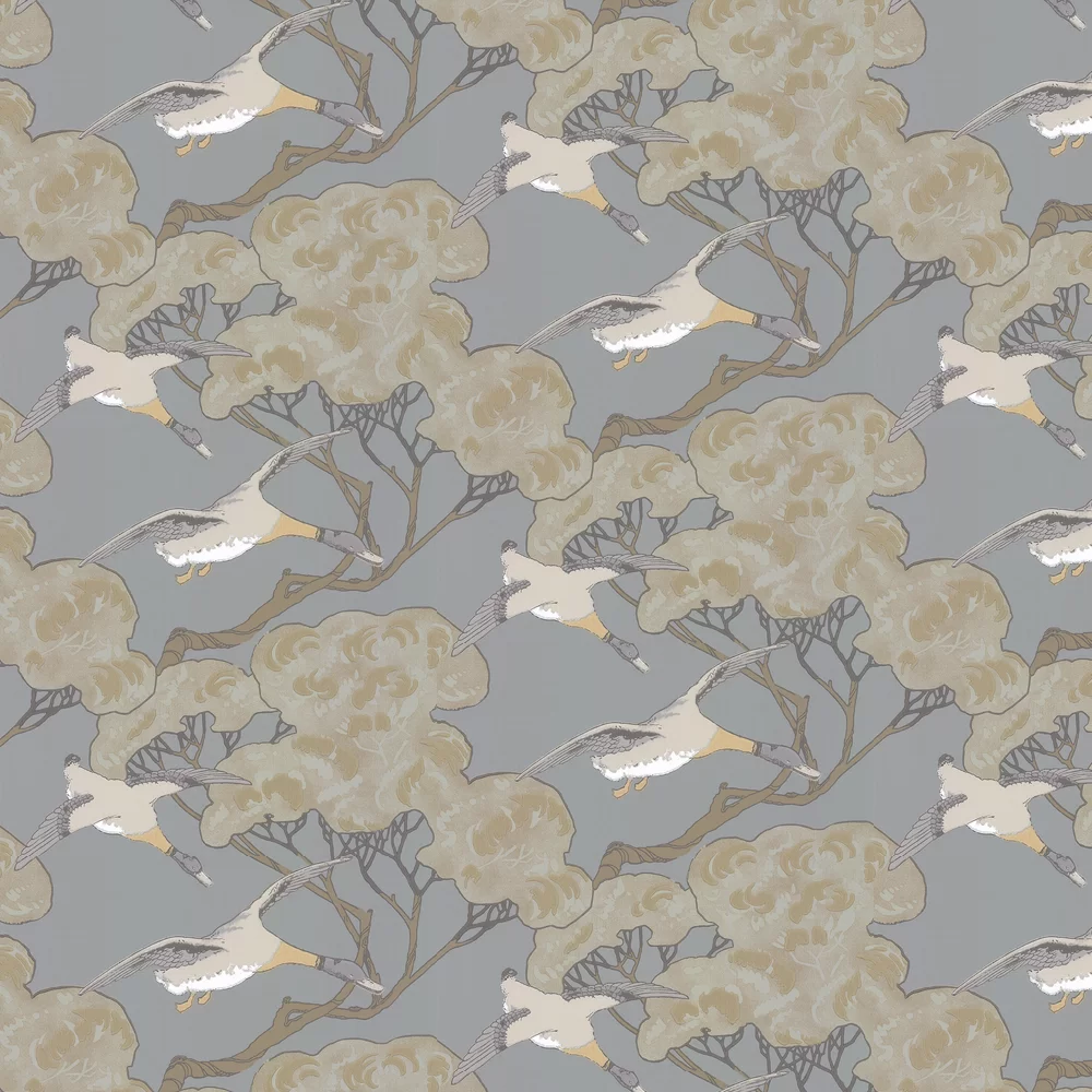 Mulberry Home Wallpaper Flying Ducks FG090H54