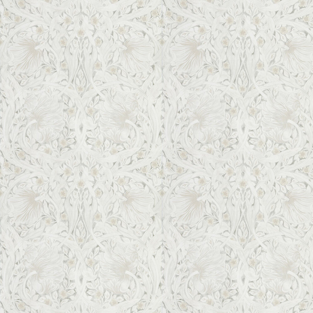 Pure Pimpernel Wallpaper - Lightish Grey - by Morris