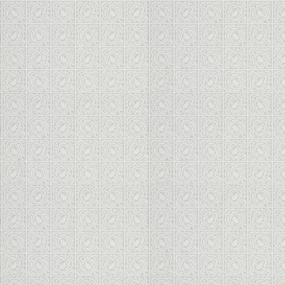 Pure Scroll Wallpaper - Lightish Grey - by Morris