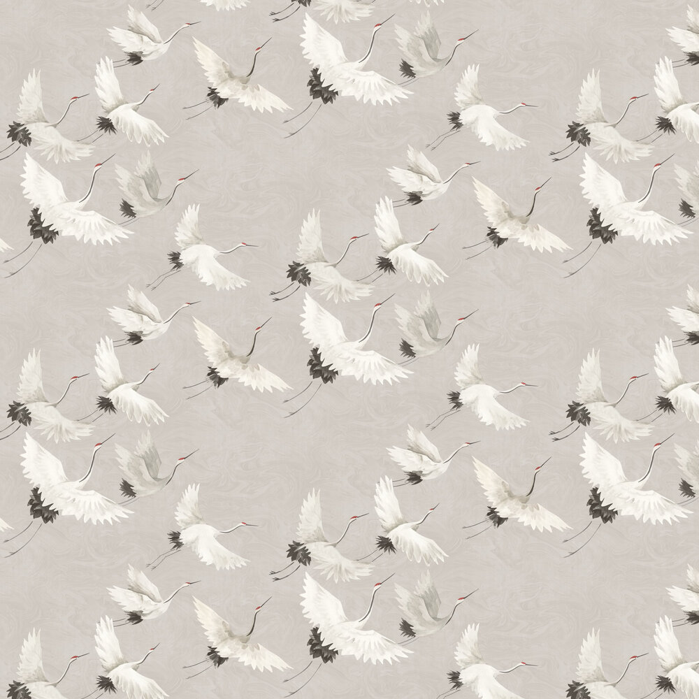 Windsong Wallpaper - Light Grey - by Albany