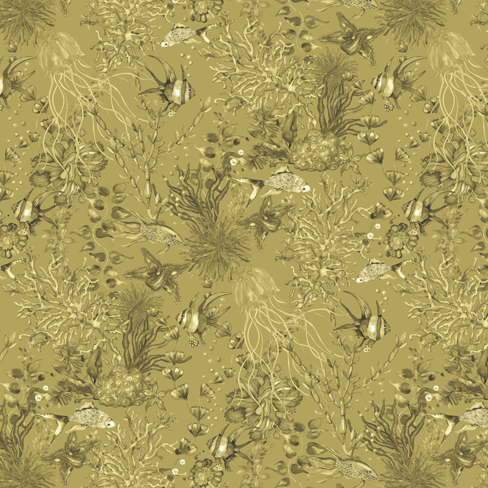 Miramar Wallpaper - Gold - by Engblad & Co