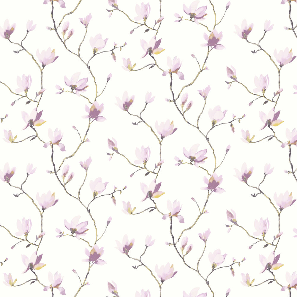 Suzhou Wallpaper - Pink / Purple - by Casadeco