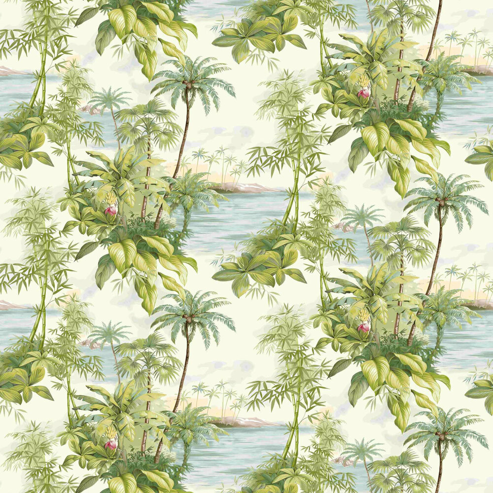 Hawai Wallpaper - Green - by Vilber