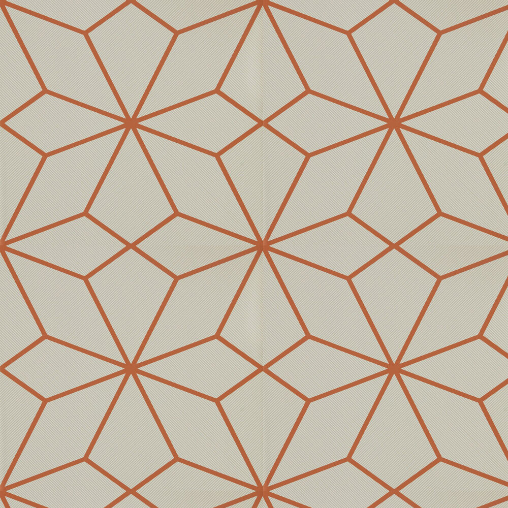 Axal Wallpaper - Rust - by Harlequin