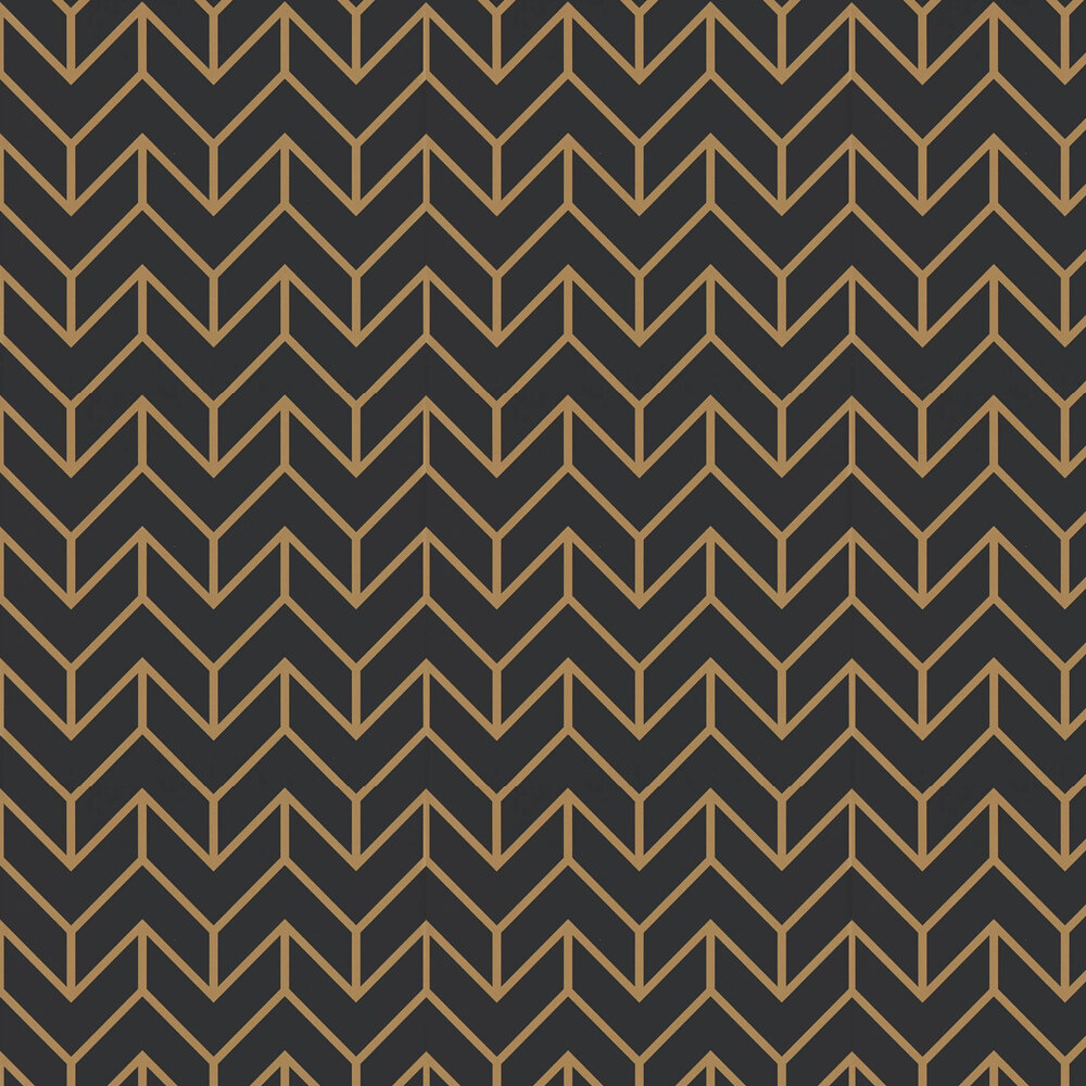 Tessellation Wallpaper - Graphite - by Harlequin
