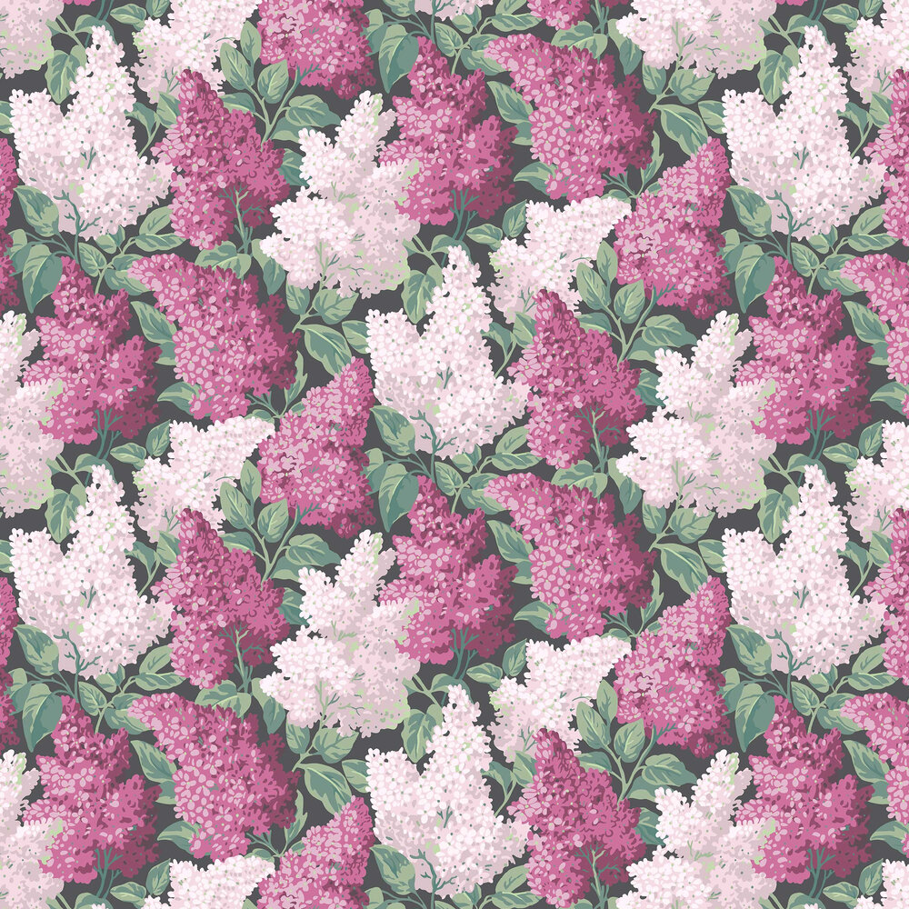Lilac Wallpaper - Magenta / Blush - by Cole & Son