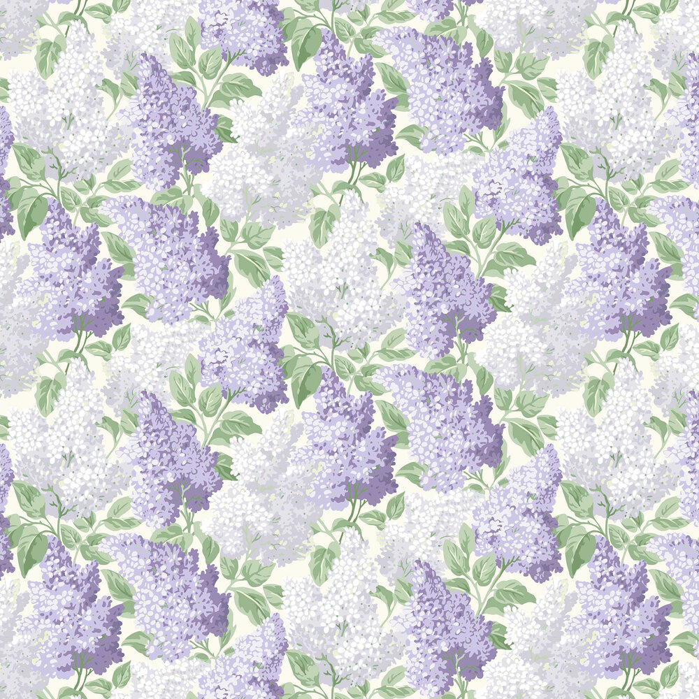 Lilac Wallpaper - Lilac / Dove - by Cole & Son