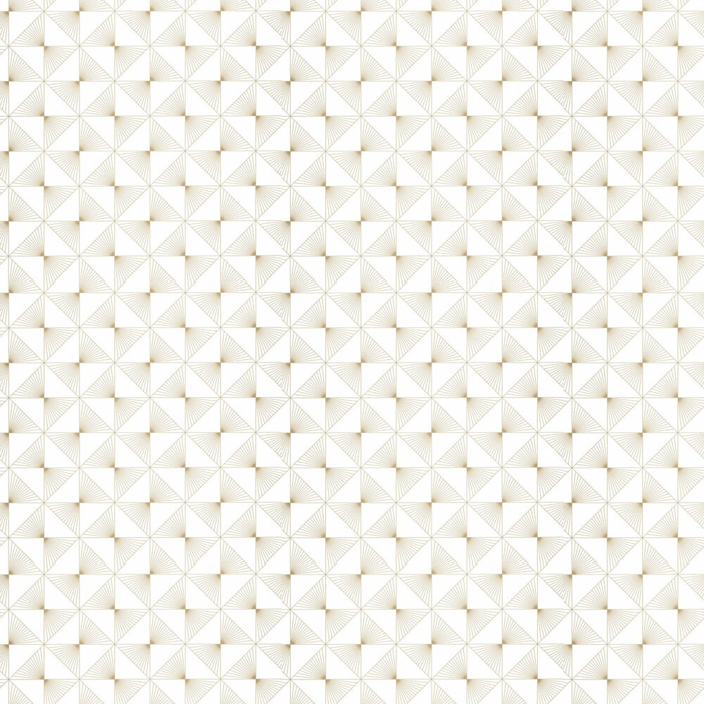 Lines Wallpaper - White / Gold - by Caselio