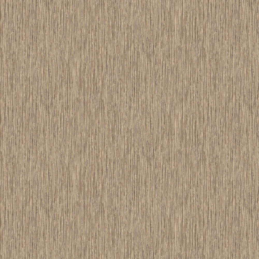 Vertical Grasscloth Effect Wallpaper - Antique Gold - by Albany