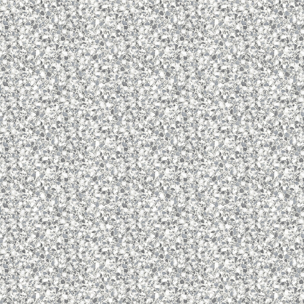 Terrazzo Wallpaper - Grey and Silver - by Albany